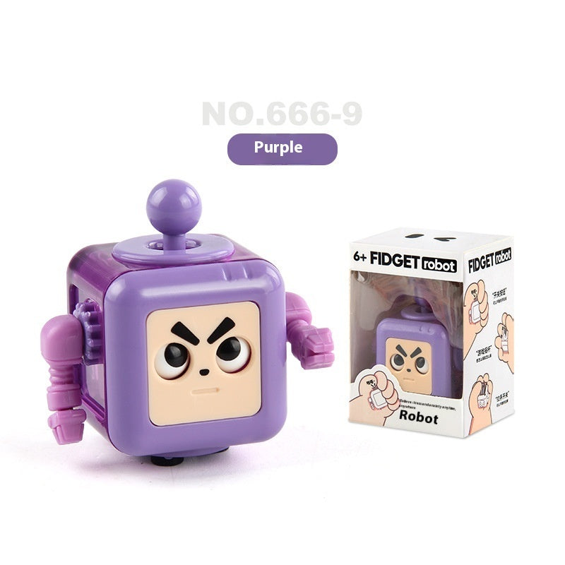 Fresh Arrivals at Buy Center: Pressure Reduction Toy Robot Compressed Decompression Toy Purple Eye Opening 43g