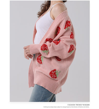 Newly Released at Buy Center: Women's Comfort And Casual Strawberry Sweater