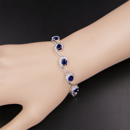 Sapphire European And American Fashion Jewelry