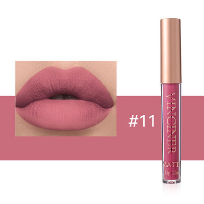 Buy Center Exclusive Offer-12 Colors Lip Lacquer Matte Liquid Lipstick Waterproof 11 Colors