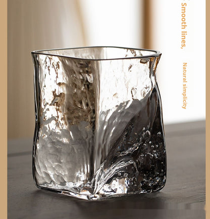 Whiskey Cup Hammered Bubble Crystal Glass Buy Center