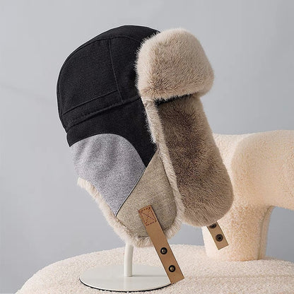 Ushanka Unisex Riding Cold-proof Fleece-lined Warm