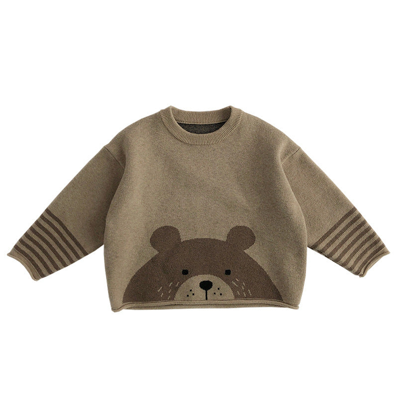 Fresh Arrivals at Buy Center: Kids' Sweater Baby Boy And Girl Pullover Base Knitwear