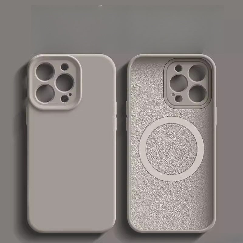 Fresh Arrivals at Buy Center: New Phone Case Magnetic Charging Animation Drop-resistant Protective Cover Titanium Gray