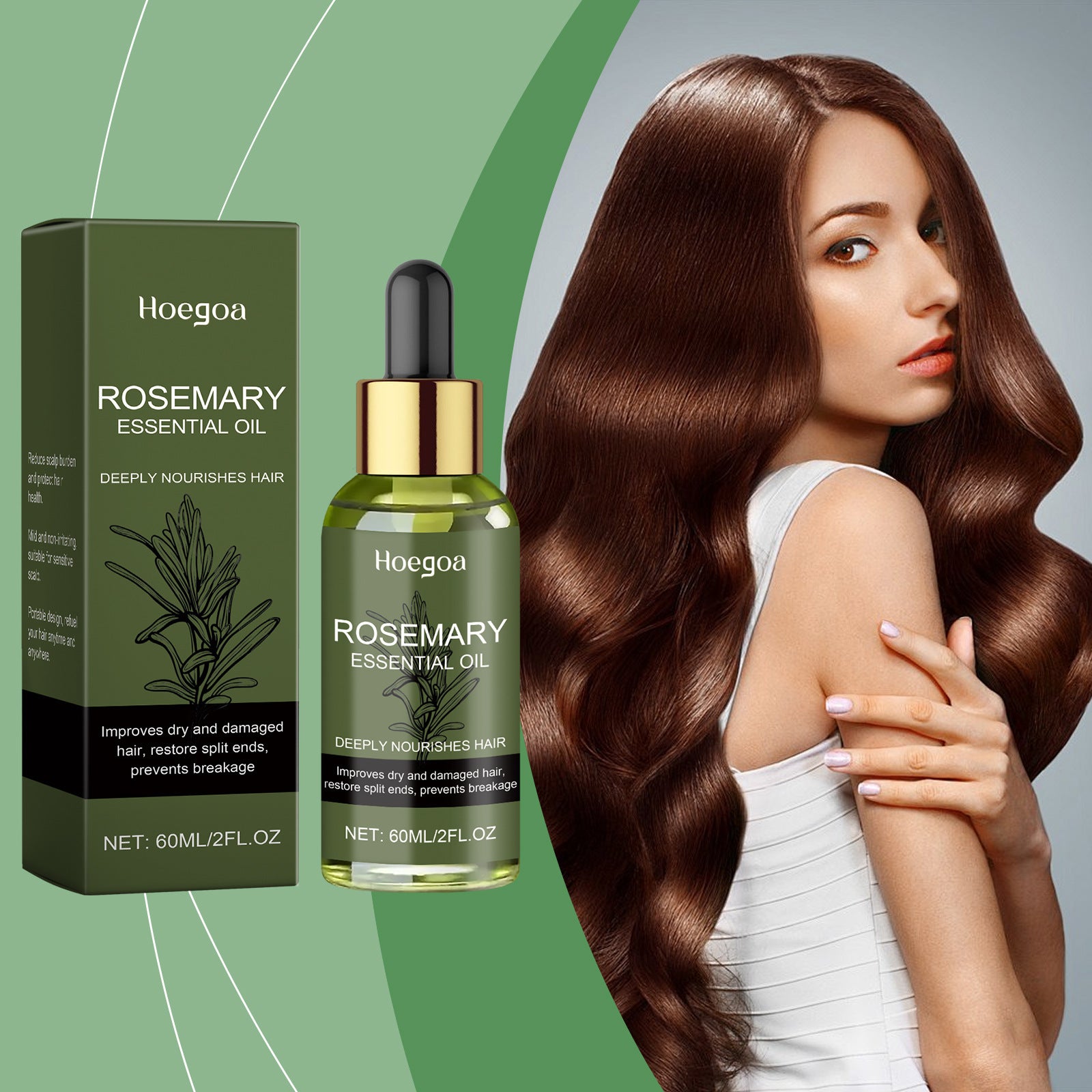 New Rosemary Hair Care Oil Nourishes Moisturizing Repair