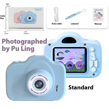 Newly Arrived at Buy Center: A3 Children's Camera Cartoon Digital Camera A3 Puqing Blue