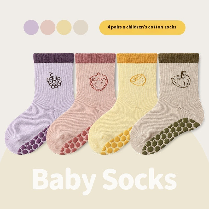 Buy Center Deal-Indoor And Outdoor Children Non-slip Floor Socks Cartoon 2606color