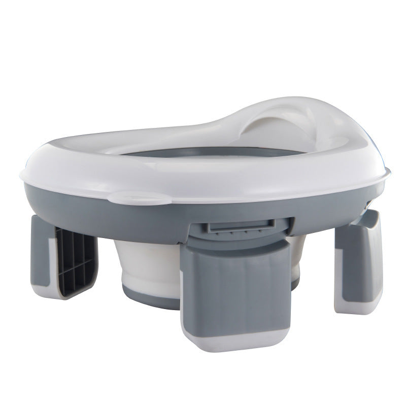 Fresh Arrivals at Buy Center: Outdoor Portable Children Folding Toilet Gray Get 20 Clean Bag