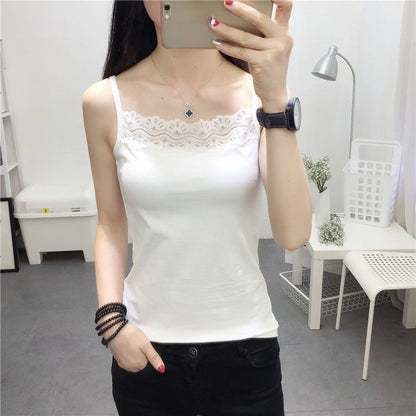 Fresh Arrivals at Buy Center: Inner Vest Autumn Lace Camisole