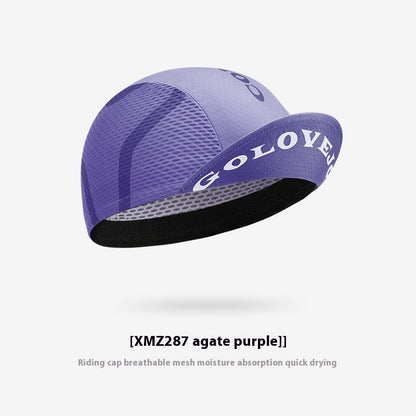 Just Arrived at Buy Center: Cycling Small Hat Summer Road Bike Sun Protection Helmet Liner Sun-proof And Breathable XMZ287 Agate Purple