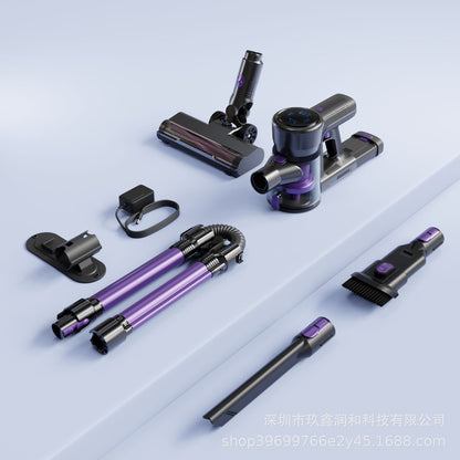 Fresh Arrivals at Buy Center: Brushless Large Suction Foldable Handheld Vacuum Cleaner Integrated Black And Purple Standard