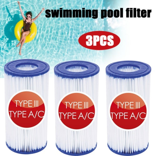 Fresh Arrivals at Buy Center: 3PCS Intex Type Replacement Filter Cartridge Swimming Pool Easy Set Up 3pcs