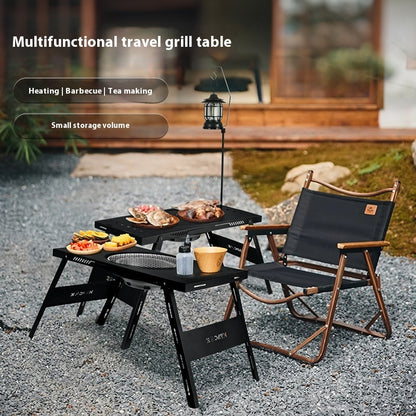 New Household Multi-functional Travel Around Cooking Tea Table