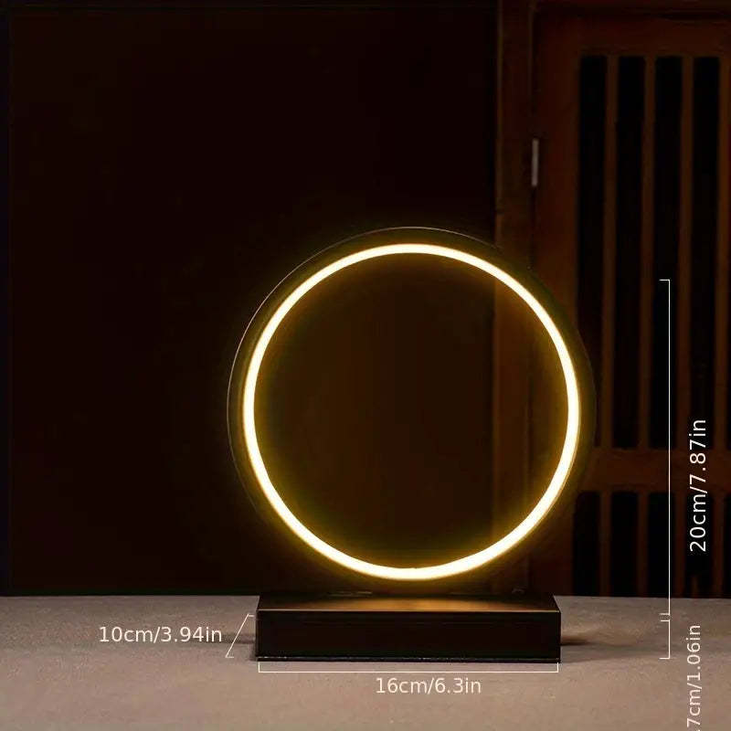 Fresh Arrivals at Buy Center: New Chinese Style Creative Zen Decoration Home Backflow Incense Living Room LED Lamp Ring