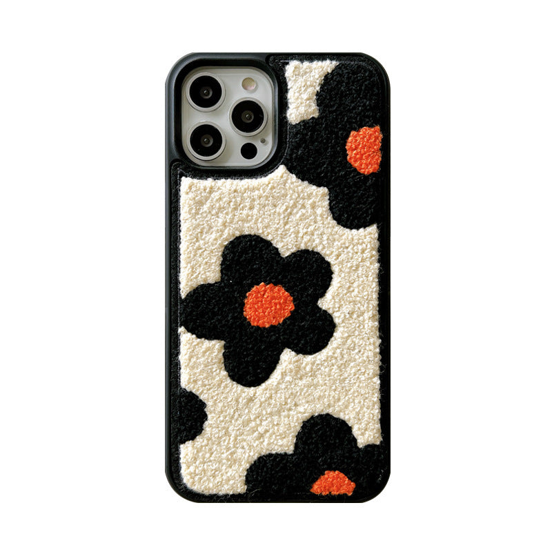 Plush Flowers Are Suitable For Ladies Autumn And Winter Mobile Phone Cases Buy Center