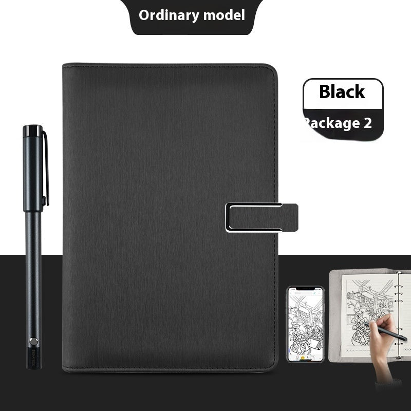 Just Arrived at Buy Center: Handwriting Paper Screen Synchronization Smart Fingerprint Lock Notebook A5 Color17