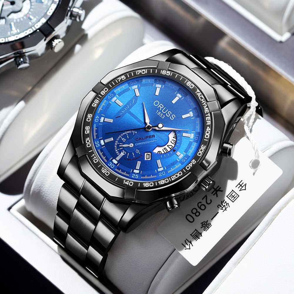 Automatic Movement Watch Men's Calendar Waterproof Luminous Watch Buy Center