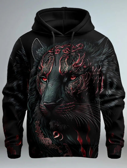 Newly Released at Buy Center: Fashion Brand Lion's Head 3D Hoodie Fashion Men And Women 8 Style