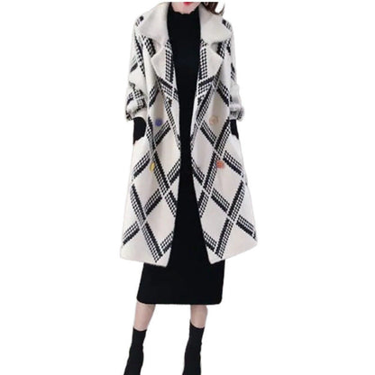 Mid-length Faux Mink Coat Women Buy Center