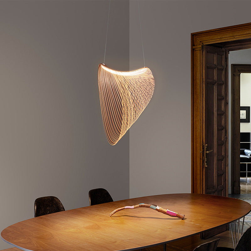 Hot New Items at Buy Center: Special-shaped Woodcraft Ceiling Lamp Creative Minimalist Decorative Lamps