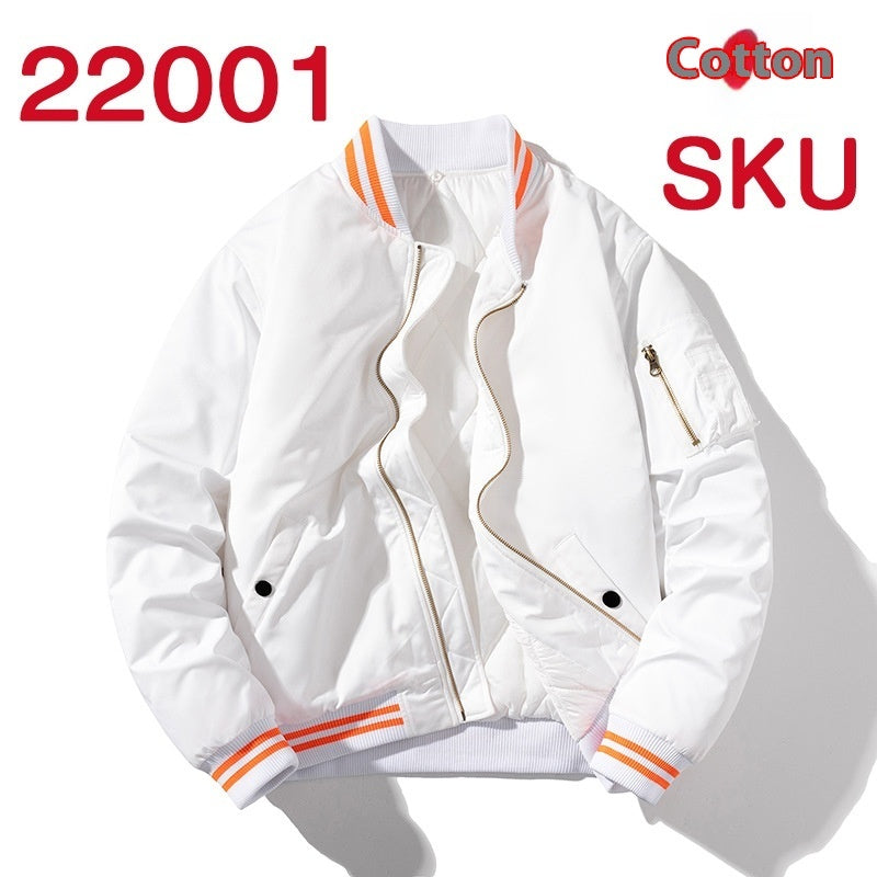 American Street Fashion Hooded Jacket Solid Color Printing Embroidered Baseball Uniform Buy Center