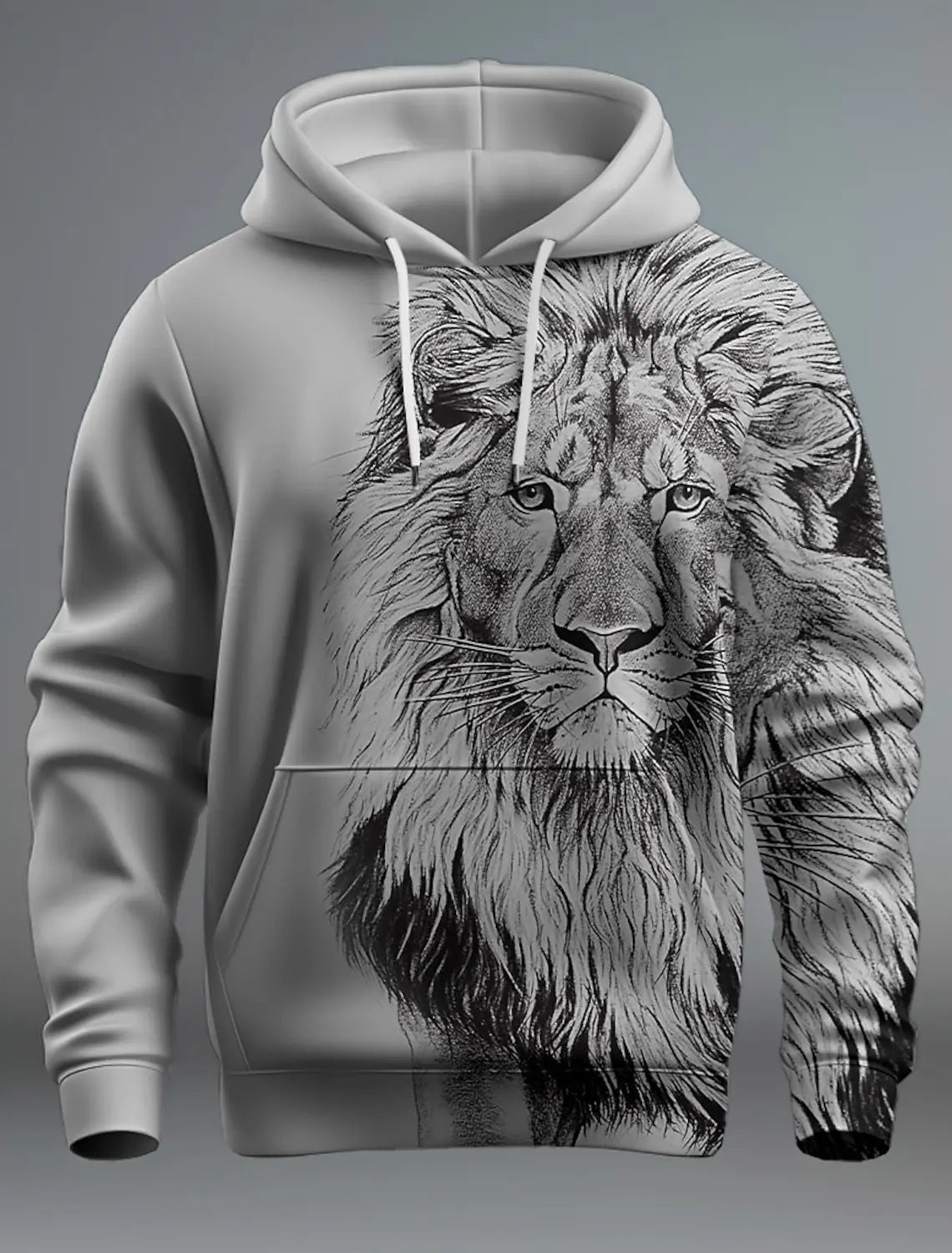 Newly Released at Buy Center: Fashion Brand Lion's Head 3D Hoodie Fashion Men And Women 7 Style