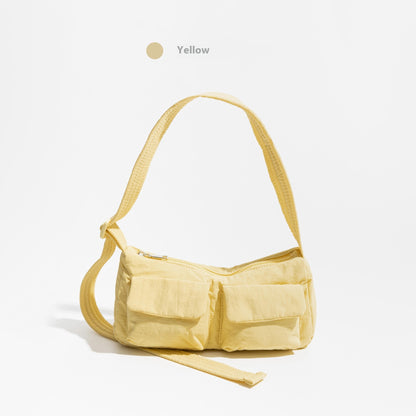 Newly Released at Buy Center: Women's Large-capacity Multi-bag Vintage Nylon Bag Yellow