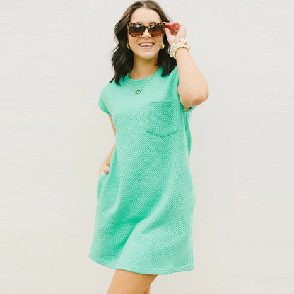 New Summer New Simple And Versatile T-shirt Style Dress Women