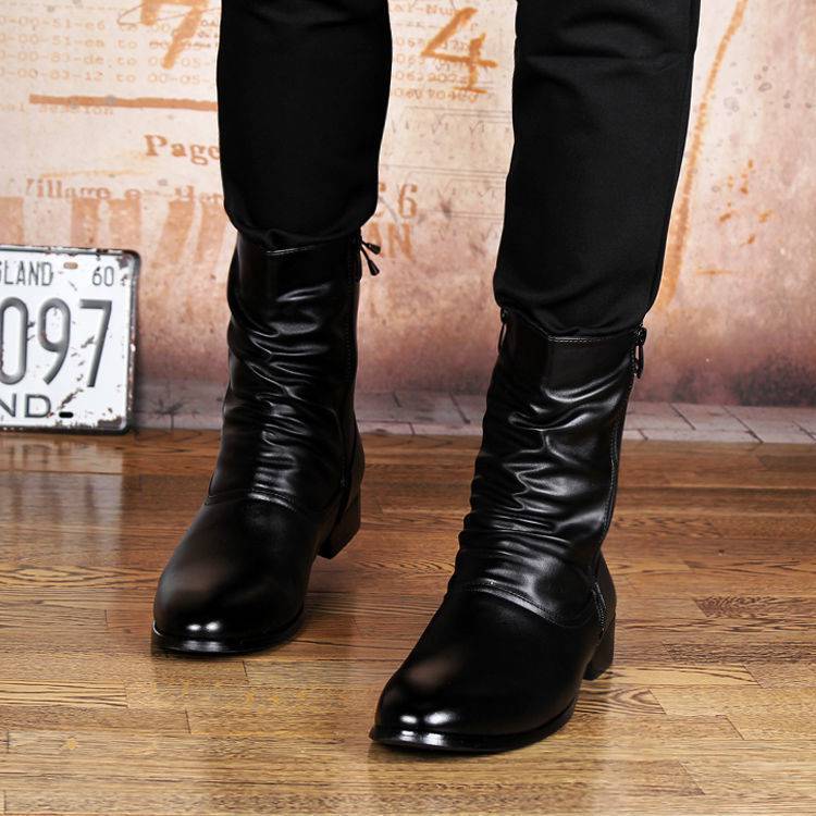 Just Arrived at Buy Center: British Fashion Leather Pointed Men's Boots