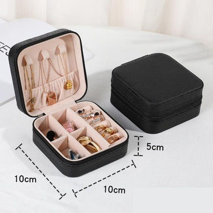 Fresh Arrivals at Buy Center: Large Capacity Flannel Jewelry Box Ring Necklace Finishing Box