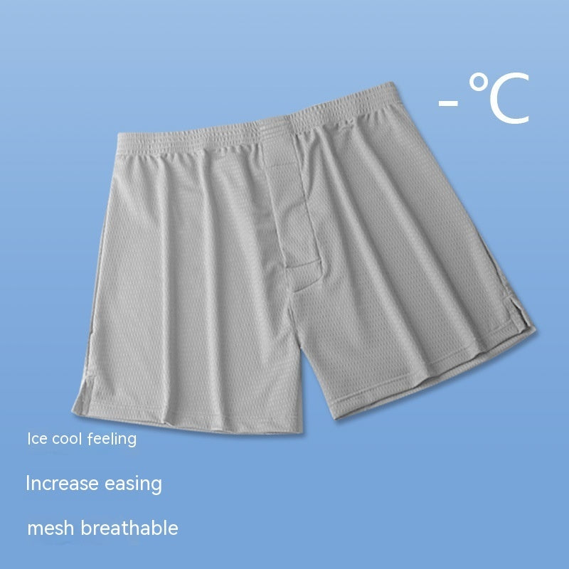 Men's Loose Ice Silk Mesh Breathable Underwear Buy Center