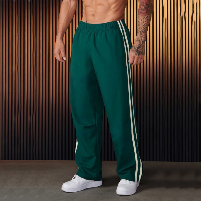 Pantalón deportivo para hombre de tejido recto y secado rápido