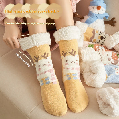 Lamb Fleece Room Socks Children's Tube Socks | Women's Clothing-Accessories-Woman Socks | Buy Center