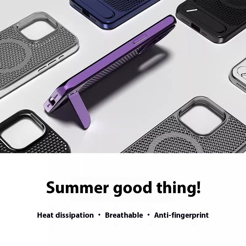 Fresh Arrivals at Buy Center: Phone Case Suitable Grid Cooling Magnetic Suction