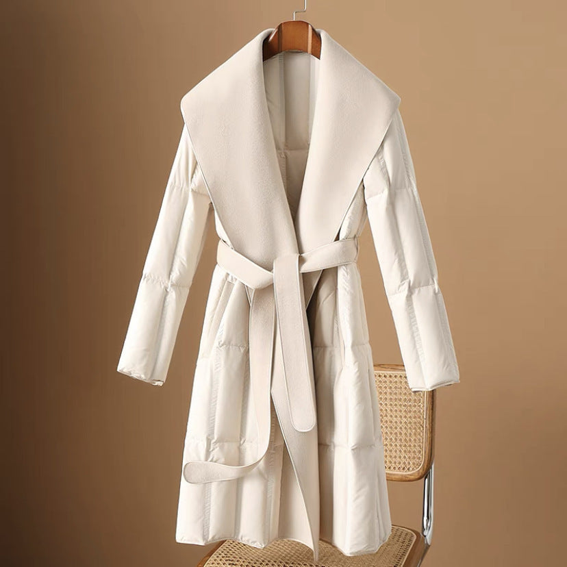 Fashion Women's White Duck Down Jacket Coat Buy Center