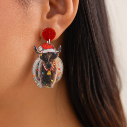 Christmas Creative Zodiac Acrylic Earrings Buy Center