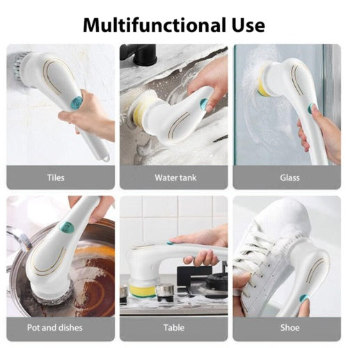 New product Rechargeable Electric Cordless Cleaning Brush Spin Scrubber Turbo Scrub Cleaner