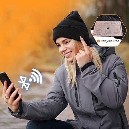 Just Arrived at Buy Center: Thickened Bluetooth Hat Knitted