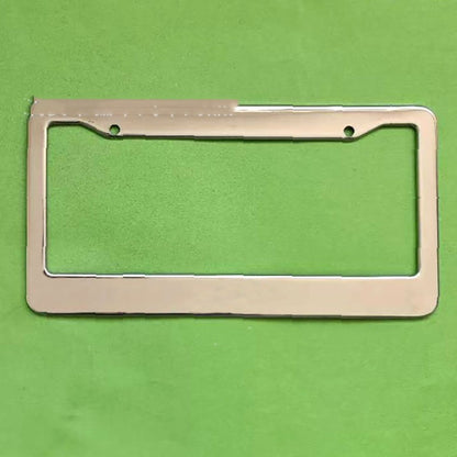 Fresh on the Scene at Buy Center: American Standard License Plate Frame License Plate Frame License Frame Round Hole Stainless Steel