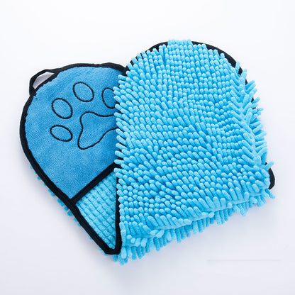 Trending Now at Buy Center: Dogs Cats Towels Super Absorbent Dog Bathrobe Microfiber Bath Towels Quick-Drying Cat Bath Towel For Pets Towel Dog Towels Pet Products Blue