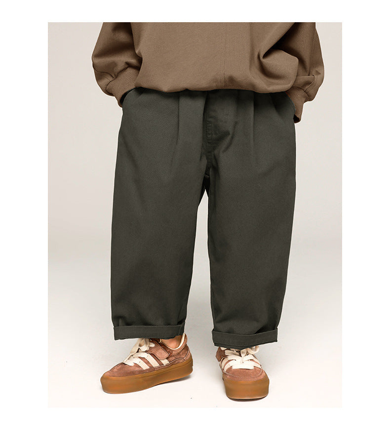 Fresh Arrivals at Buy Center: Boys' Casual Pants Solid Color Trousers Baggy Pants