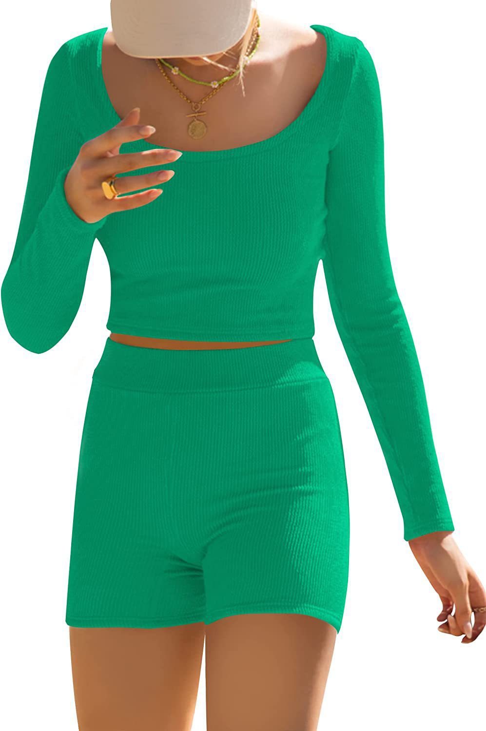 Cropped Long-sleeved Doublet Yoga Clothes Casual Two-piece Suit Buy Center