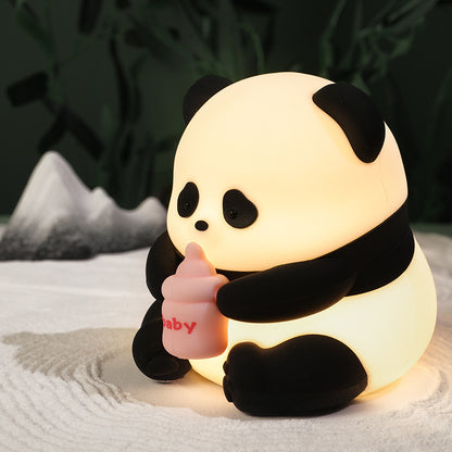 Newly Released at Buy Center: Flower Panda Colorful Silicone Pat Lamp Panda English