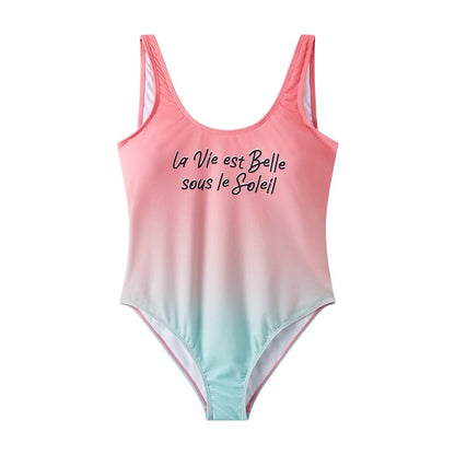 New One Piece,Adult Women,Sexy Halter One Piece Swimsuit,Summer Vacation,Swimming,Spa,Surfing,Bath,Pool Pink