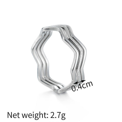 Retro Minority Titanium Steel Ring Female Fashion Buy Center