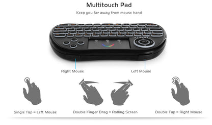 Fresh on the Scene at Buy Center: H9 Wireless Backlit Colorful Touch Remote Control Keyboard