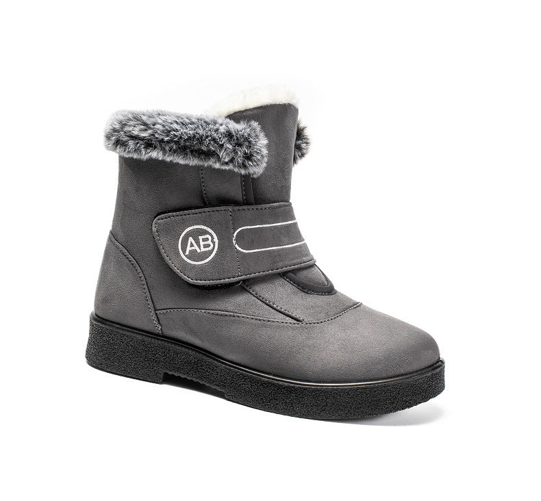 High Warm Women's Snow Boots Velcro Flannel Buy Center