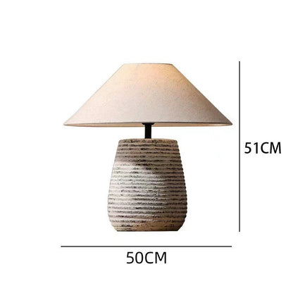 Fresh Arrivals at Buy Center: Ceramic Table Lamp Silent Style Large Modern New Chinese Retro Nostalgic Hotel Homestay Ornament Warm Light UQ627