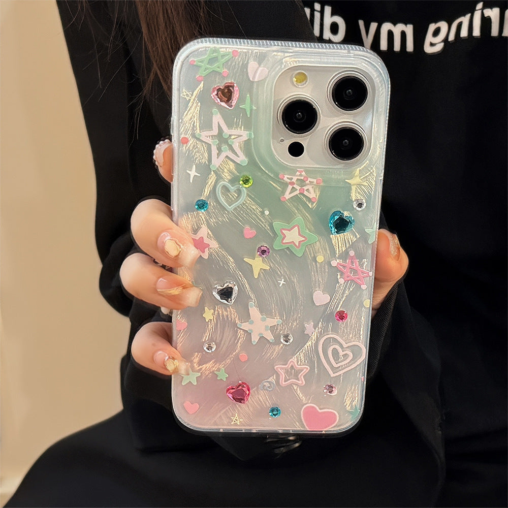 Colorful Star Dopamine Chain Phone Case Buy Center