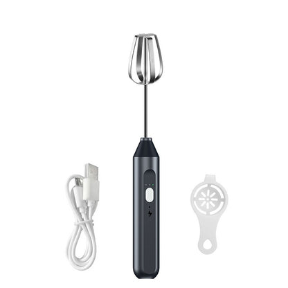 Just Arrived at Buy Center: Wireless Mini Cream Blender Handheld Electric Whisk Household 06 Black Single Gear High Power